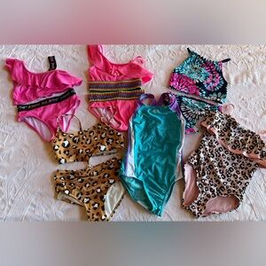 Bundle of girls size 10 swimsuits (6 suits)